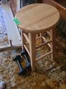 Blanket Rack, Stool, And Weights