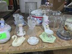 Assorted Glass and Decor