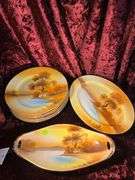 8-Piece Hand-Painted Noritake China Set