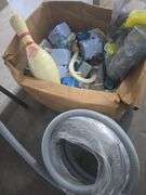 Box of Electric Receptacles, Conduit, Bowling Pin