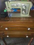Sears Kenmore Sewing Table With Machine