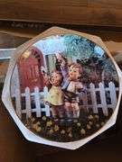 2 Boxes Of Decorative Plates, Glassware