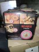 Revolving Oval Photo Box (Missing One Photo Album, Berry Hill Bear and Multi-Purpose Clock Light