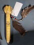 Bowie Knife , Native American Stone  Tomahawk