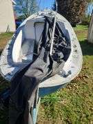 1975 Nordic 16ft Sailboat, with 2HP Johnson Motor, Sails, Ladder and Trailer