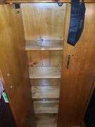 Wooden Rotating CD Cabinet