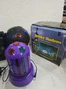 4 Boxes Decor, Tins, Party Lights, Easter Eggs, Watering Can