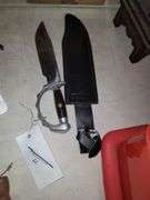 Possibly Mexican Bowie Knife With Sheath