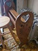 Blanket Rack, Stool, And Weights