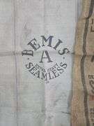 1 Burlap Sack, 2 Canvas Sacks