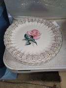 7 Piece American Limoges Le Fleux Rogue 22 K Gold