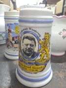 2 Totes Of Pitchers, Steins, And Glasses