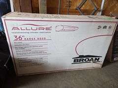 NIB Allure 36" Range Hood Black