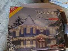 2 Blow Up Snowmen, Christmas Lights