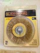 Five Brass Wire Wheels, NIP