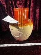 Two-Tone Glaze Doulton Jug with English Countryside Scenes