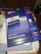 Desk And Contents, Card Stock, Paper, And Lamps (Some Damage)