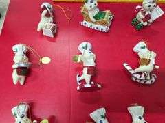 17 Danbury Mint Pillsbury DoughBoy Christmas Ornaments