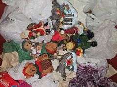 Tote Of Christmas Decor