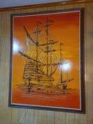 Wall Decor, Painting, Barometer, And Clock