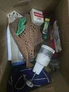 Box Full of St. Patrick's Day, Trinkets, Wicker Basket, Books and More