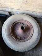 Three Wheelbarrow-Size Wheels and Tires