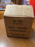 6 Lionel Trains W/ Original Boxes & Multi Control Transformer 1033 90 Watts Boxes Have Some Damage