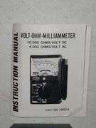 Milliammeter, Multitester, And Circuit Tester