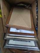 2 Boxes of Wall Art and Picture Frames
