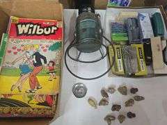 Comics, Office Supplies, Railroad Lantern, Rose Tea Figurines