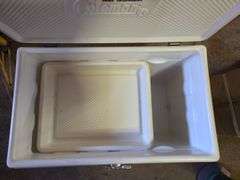 Coleman Lantern, Stool, Coleman Cooler