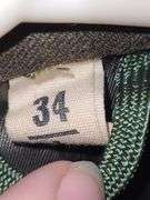 2 Army Uniforms Size 34 L, 2 Shirts Size 14½x32, And 4 Hats (Jackets Have Damage)