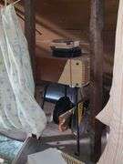 Contents Of Attic, Suitcases, Pictures, Radio, Folding Chairs, Cradle, Vacuum, High Chair, And Rugs