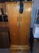 Wooden Rotating CD Cabinet