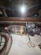 Contents On Top Of Dresser, 4 Lamps, Decorations