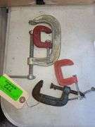 Four C-Clamps, 1-4in