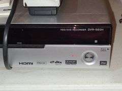 Pioneer HDD/DVD Recorder With Remote And Manual