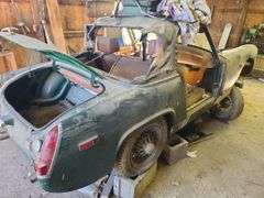 1969 MG Midget, In Pieces, Not Running. Includes Engine, Hood, Bumpers, all off-vehicle, Has Title