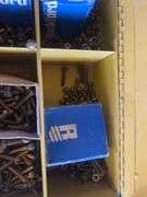 2 Metal Boxes (1 of Brass Bolts, 1 is Empty)