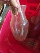 2 Boxes Of Decorative Plates, Glassware