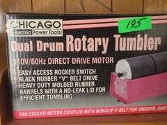 Dual Drum Rotary Tumbler New In Box