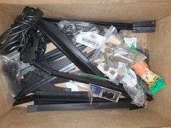 3 Boxes, Picture Frames, Figurines, Table Covers, Cookie Jar, Hot Wheels, Sign,  And Decor