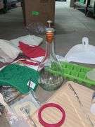 Box Of Cooking Utensils, Bottles, Cups, Ice Trays