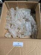 Box of Decorative Glass Bottles