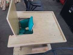 Disabled Children's Wooden Chair On Casters