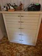 5 Pc. Albert Bedroom Suite, Approx Full Sized Bedframe, 6 Drawer 2 Pc. Dresser With Mirror, 5 Drawer Dresser, And 2 Nightstands