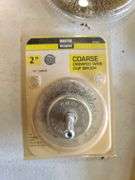 Five Brass Wire Wheels, NIP