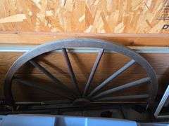 Bed Frame,Mini Blind, Mirror, Half A Wagon Wheel, Sliding Doors