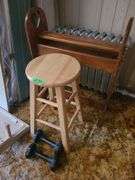 Blanket Rack, Stool, And Weights