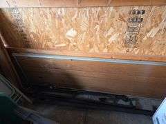 Bed Frame,Mini Blind, Mirror, Half A Wagon Wheel, Sliding Doors